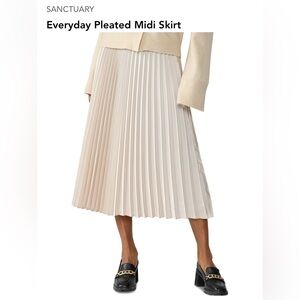 Midi Pleated Skirt